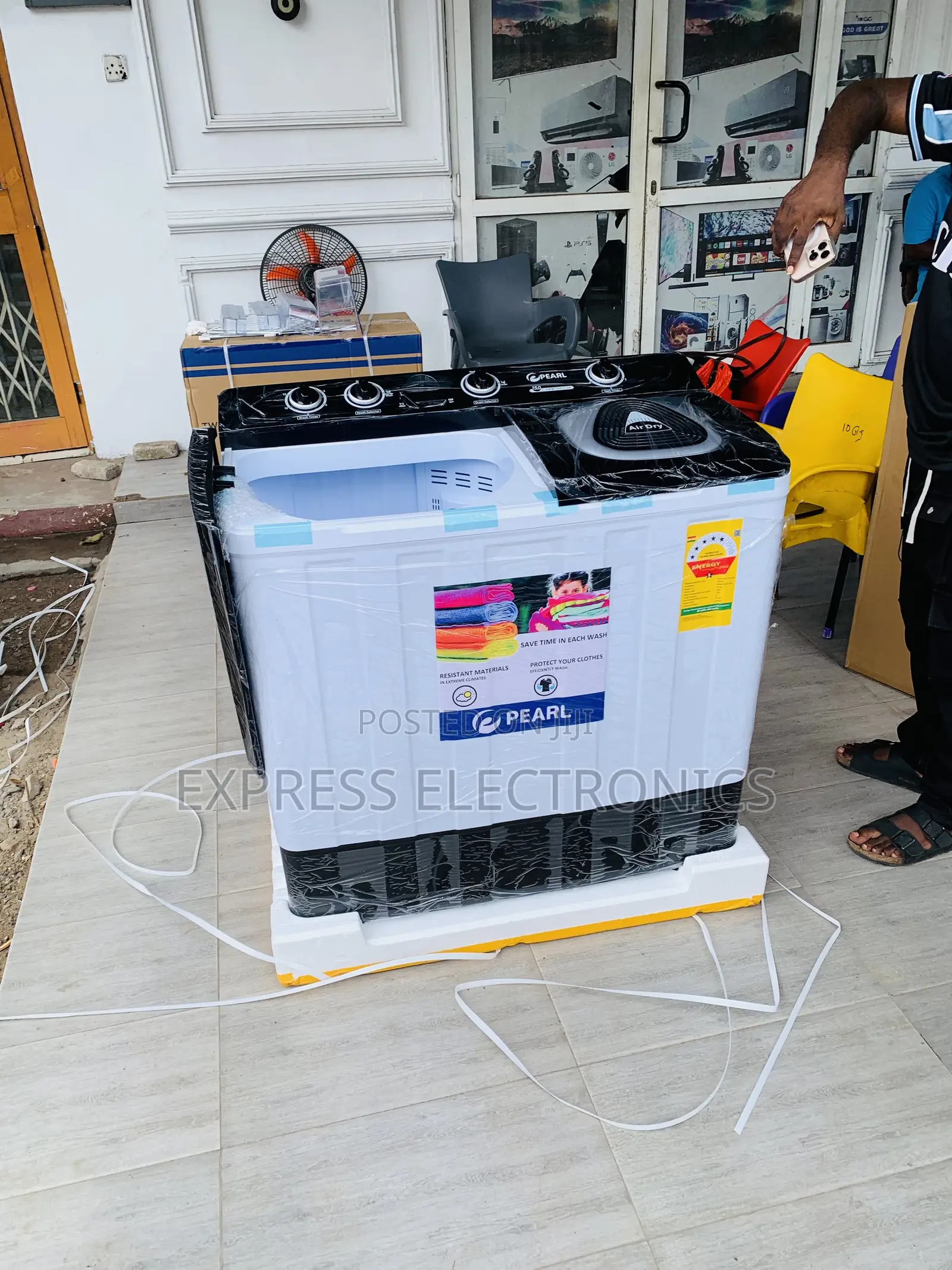 Lovely Pearl 12KG Twin Tub Semi-Automatic Washing Machine PWM-12TT
