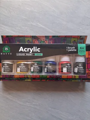 Bayte: Acrylic Liquid Paint (6 Colors)