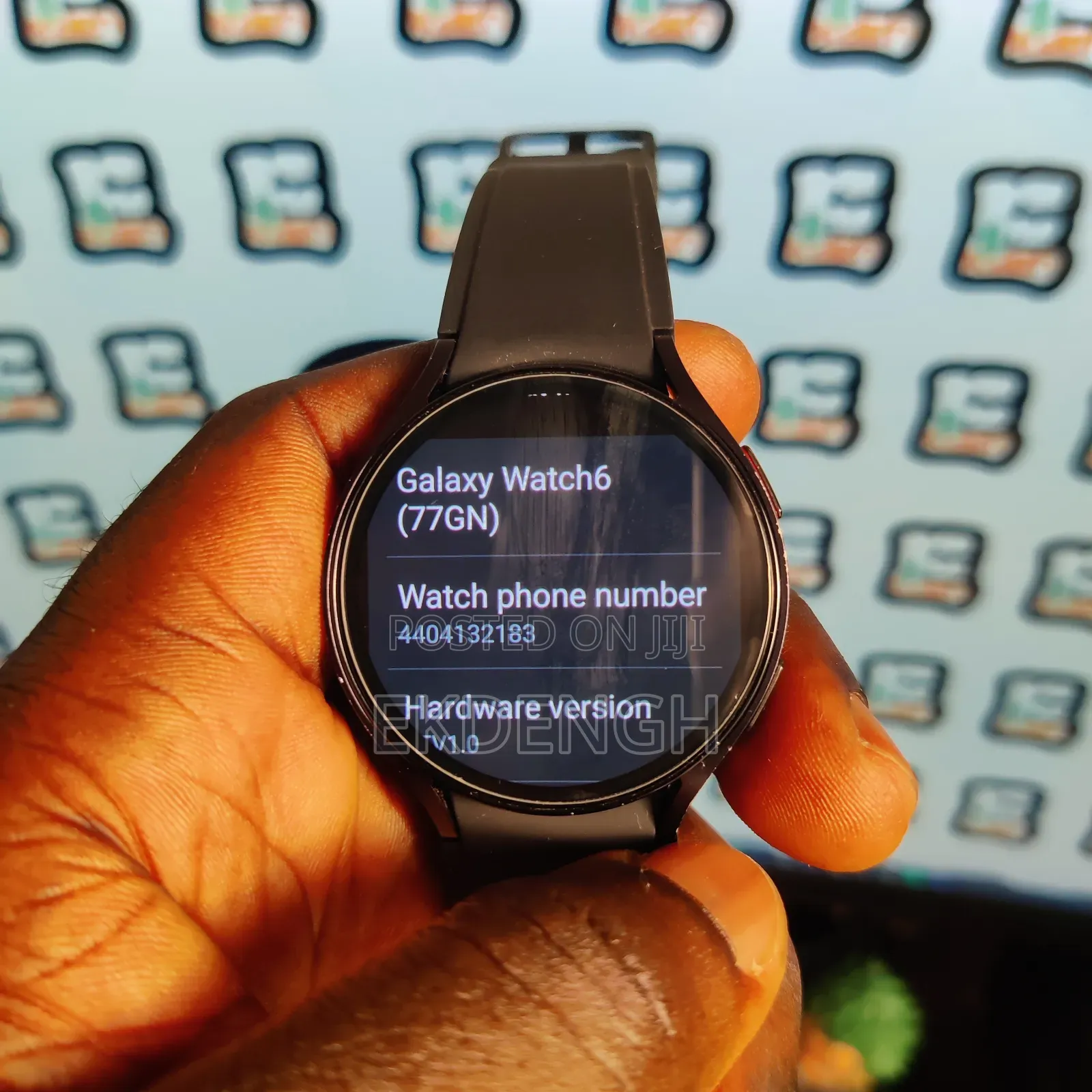 Samsung Galaxy Watch 6 LTE 44mm Black + Case and Screen Protector