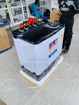 Text Us for Pearl 12kg Semi-Automatic Washing Machine White Twintub