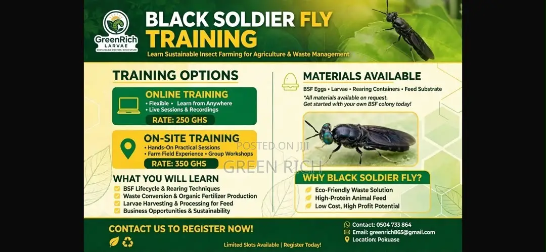 Black Soldier Fly Onsite Training(Hermetia Illucens )