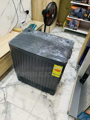 Limited Stock Nasco 11KG Twin Tub Washing Machine Black Topload