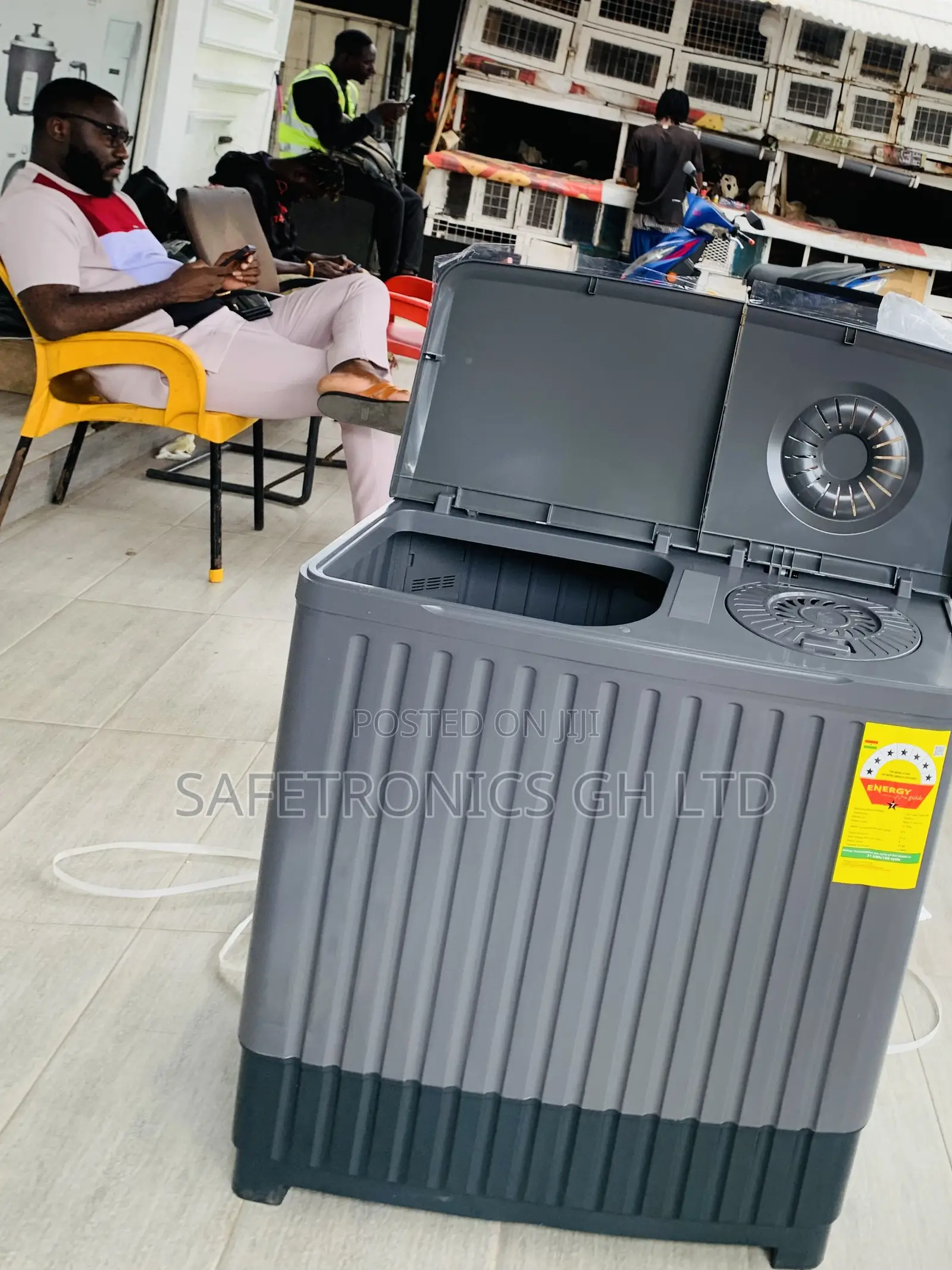 Trust Perfect ~ 11kg TopLoad (Black) Nasco WashingMachine