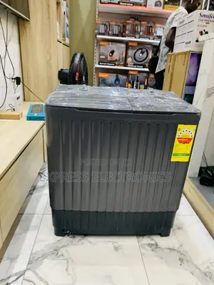 Purchase the New Black Nasco 11KG Twin Tub Washing Machine Topload
