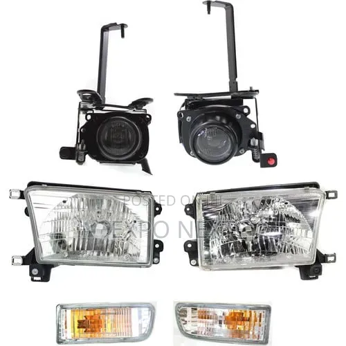 1999-2002 Toyota 4Runner Headlights W/ Corner Lamps Set Left+Right