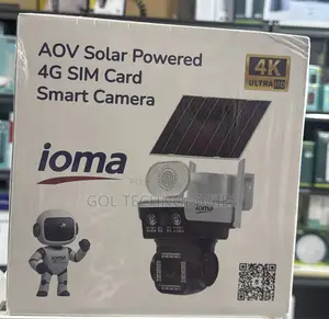 Ioma AOV Solar Powered 4G Card Smart Camera Ioma 2x4MP Dual Lens