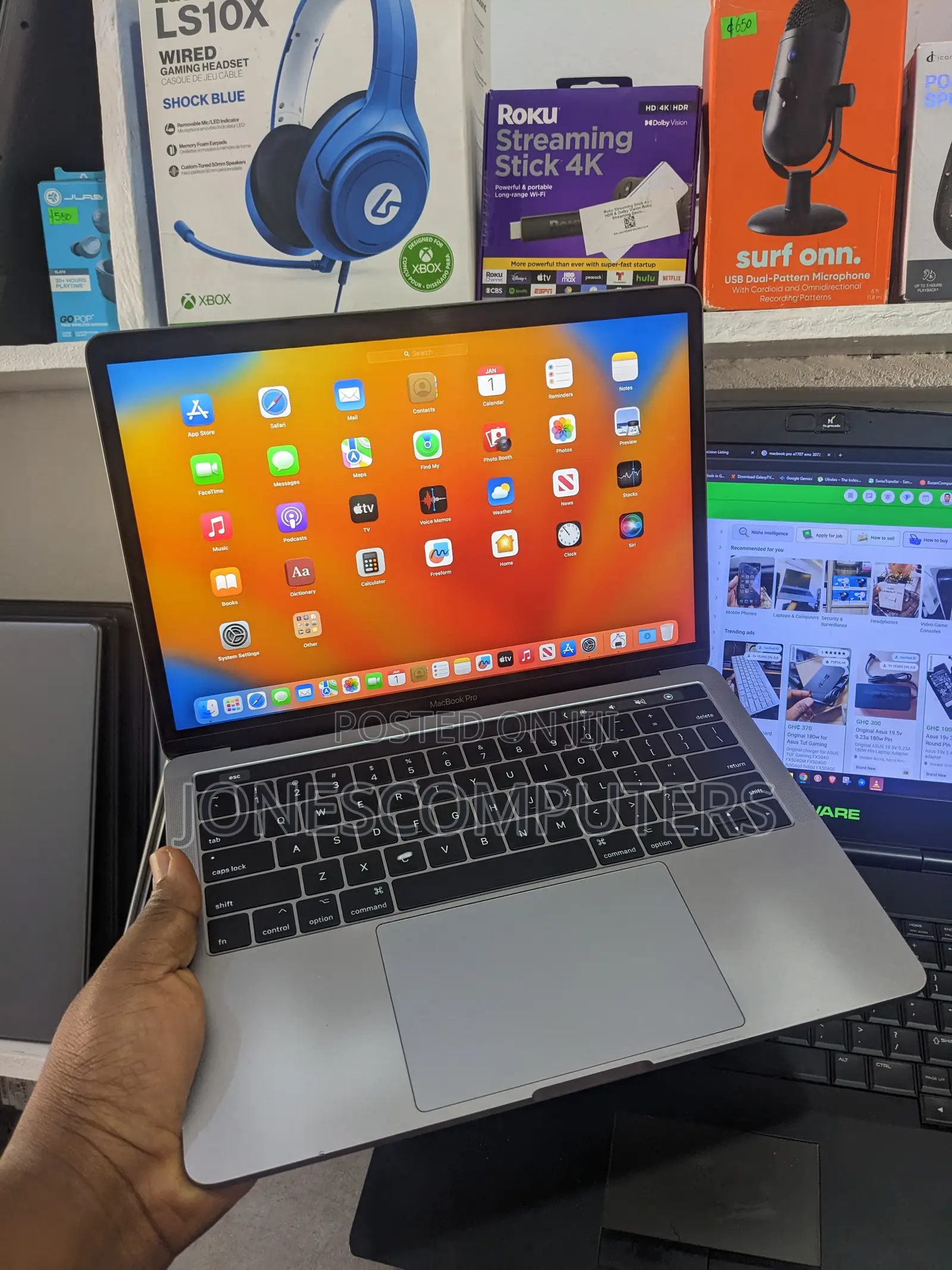 Laptop Apple MacBook Pro 2017 8GB Intel Core i5 SSD 512GB