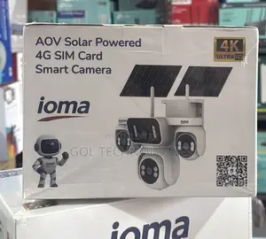 Ioma AOV Solar Powered 4G SIM Card Smart Camera IO-S34 4x4MP