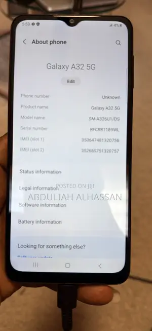 Samsung Galaxy A32 5G 64 GB Gray