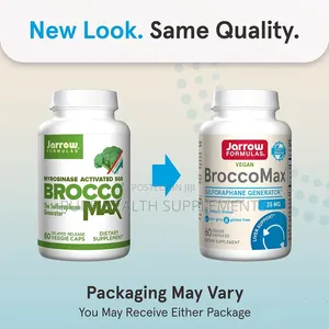 BroccoMax, Sulforaphane, H Pylori Gastritis & Ulcers, 60/120 Veg Caps
