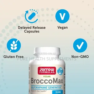 BroccoMax, Sulforaphane, H Pylori Gastritis & Ulcers, 60/120 Veg Caps