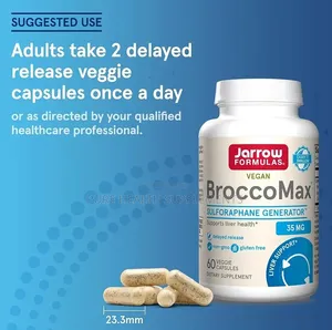 BroccoMax, Sulforaphane, H Pylori Gastritis & Ulcers, 60/120 Veg Caps