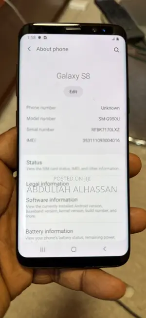 Samsung Galaxy S8 64 GB Black