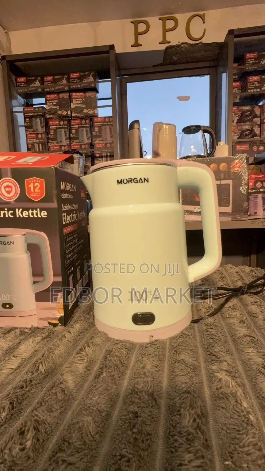 Morgan 1.8L Stainless Steel Electric Kettle FK-0320 1500W