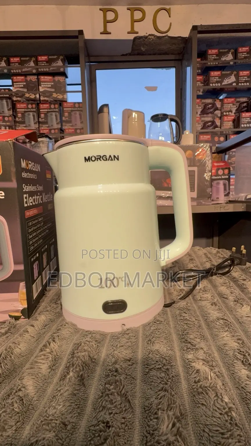 Morgan 1.8L Stainless Steel Electric Kettle FK-0320 1500W