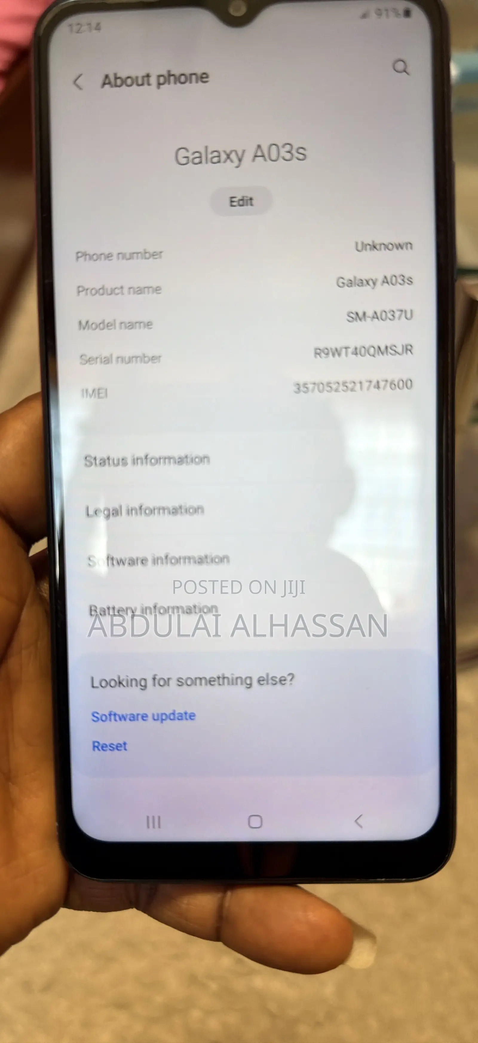 Samsung Galaxy A03s 32 GB Blue