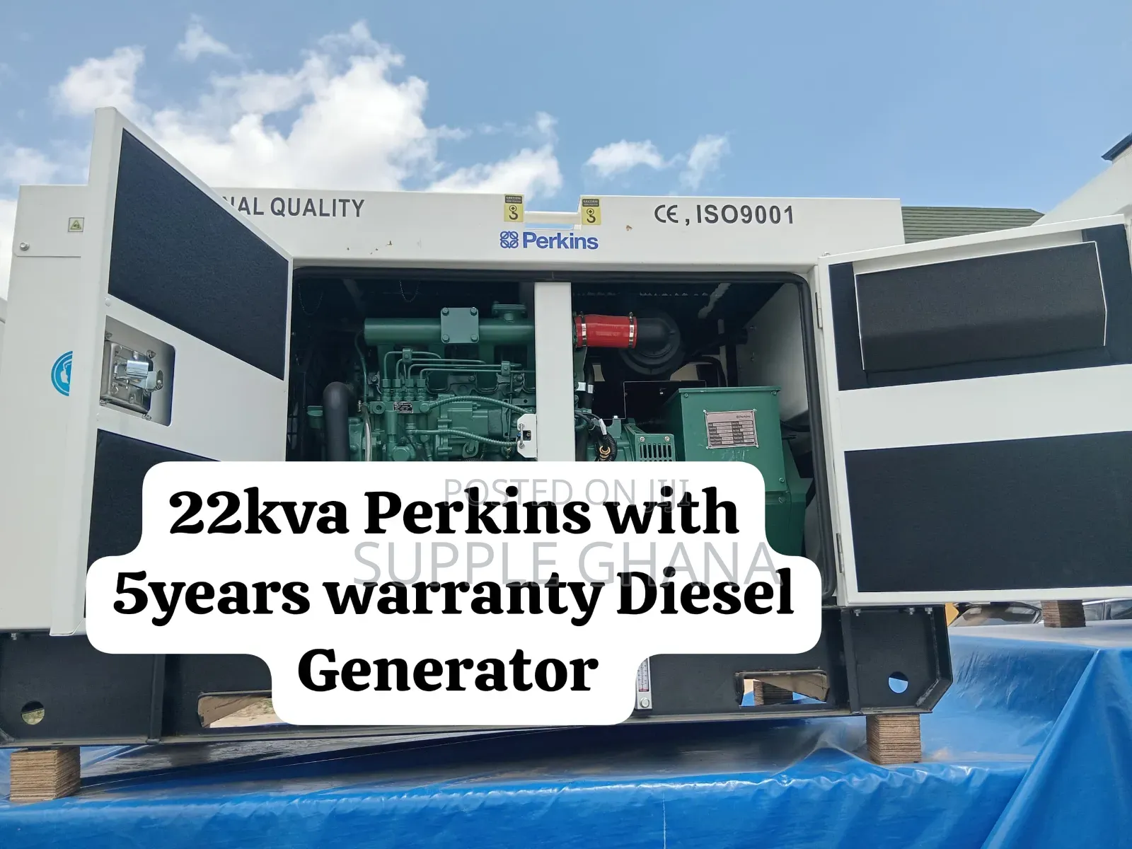 Perkins Soundproof Diesel Genset – Quality Power With Low Noise