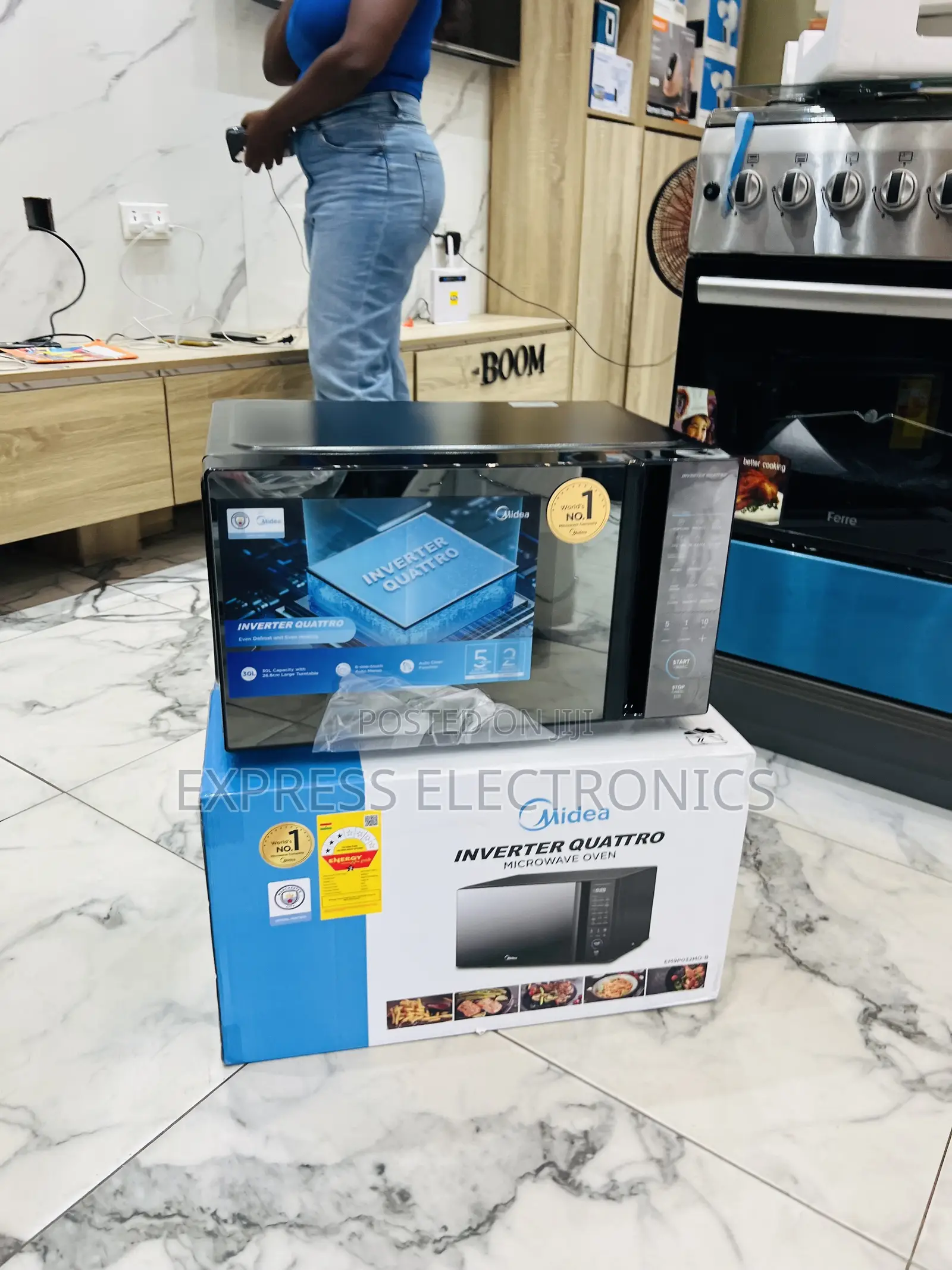 Highly Recommended Midea 30L Solo Microwave EM9P032MO-B900W Countertop