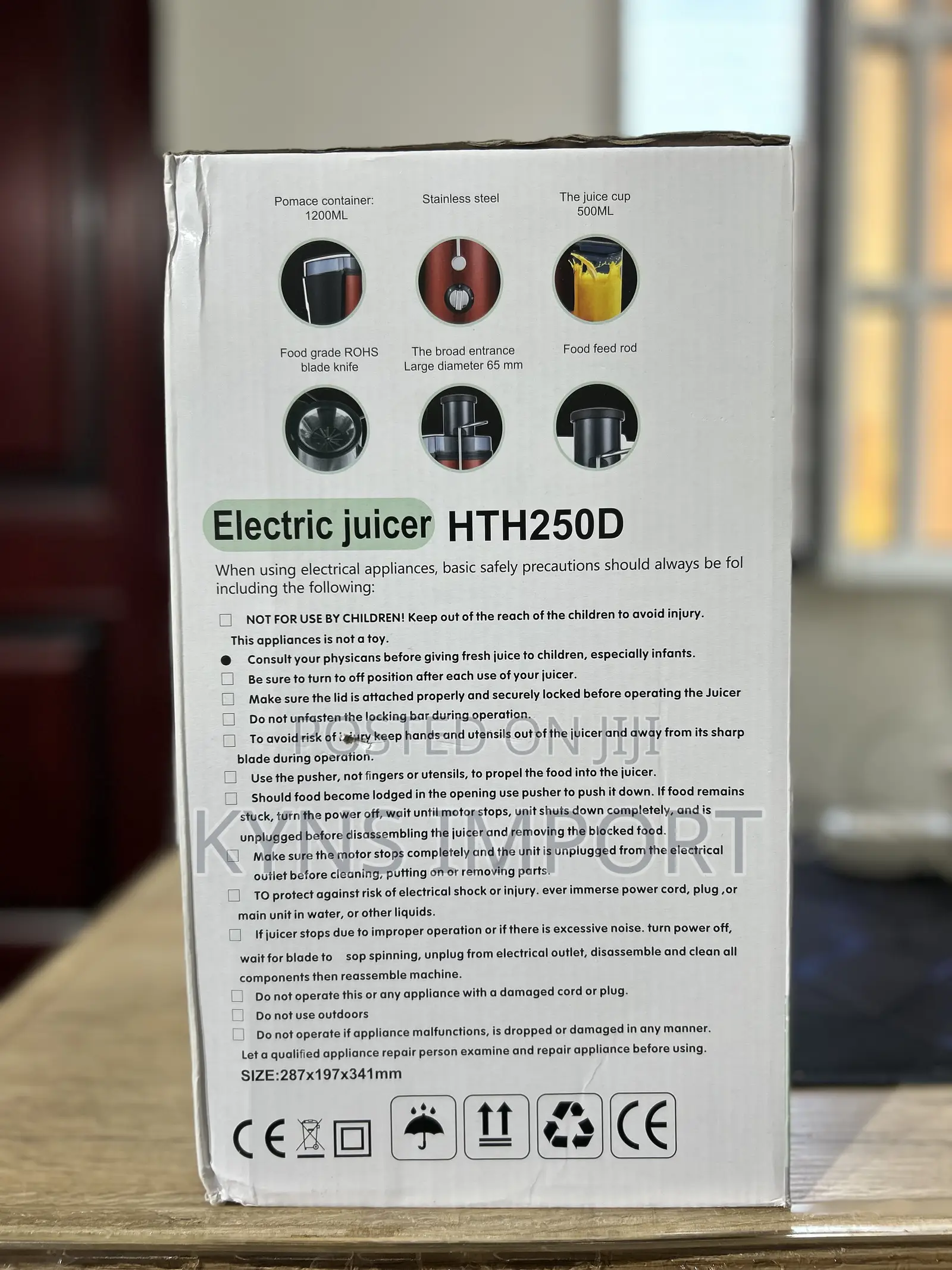1200ML Electric Juicer Extractor Machine