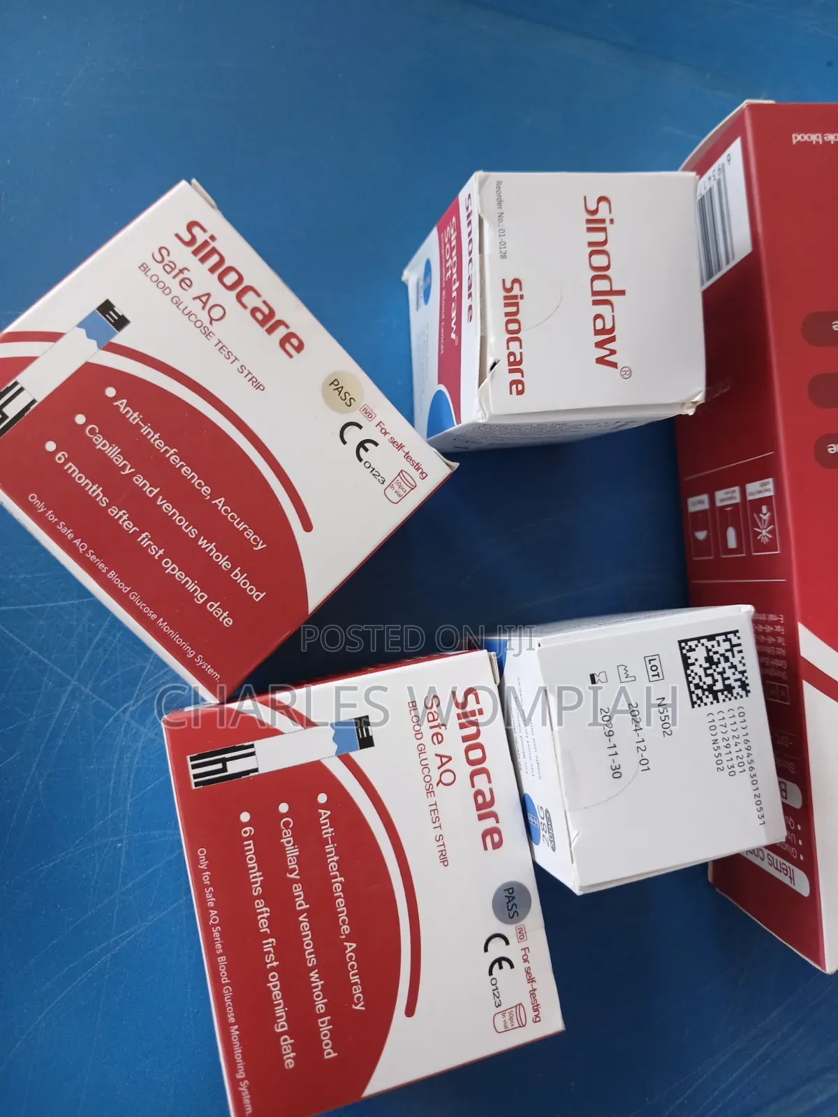 Sinocare Safe AQ Blood Glucose Test Strips