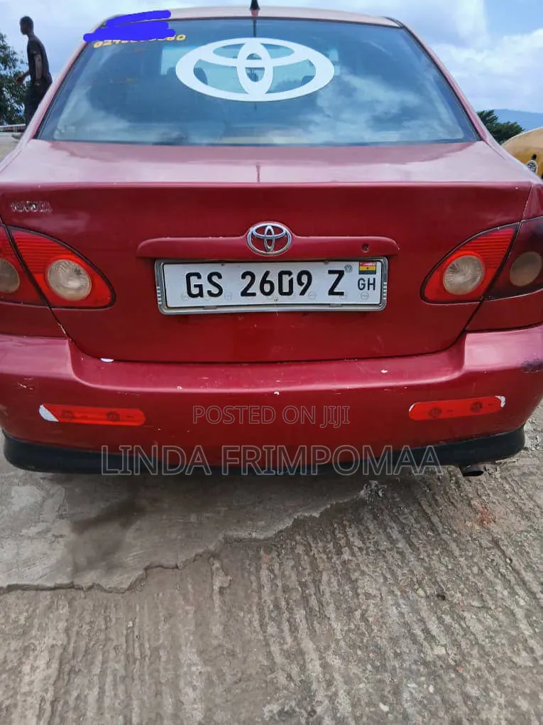 Toyota Corolla S 2007 Red
