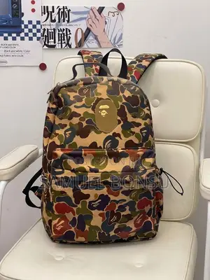 Streetwear Camo Bagpack or Schoolbag for Sale