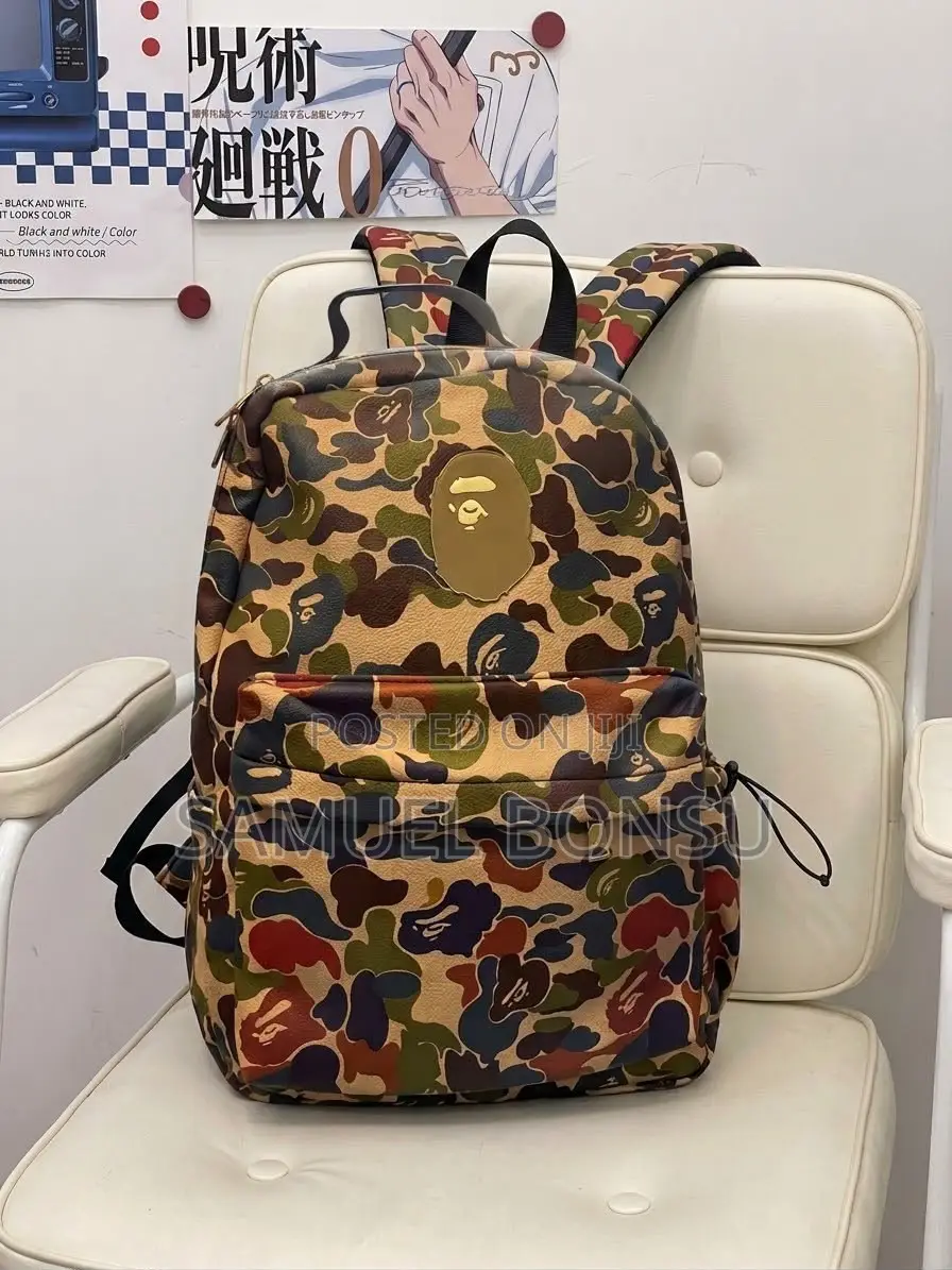 Streetwear Camo Bagpack or Schoolbag for Sale