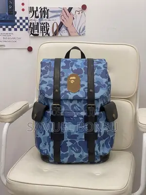 Luxury Leather Flap Executive Backpack for Sale