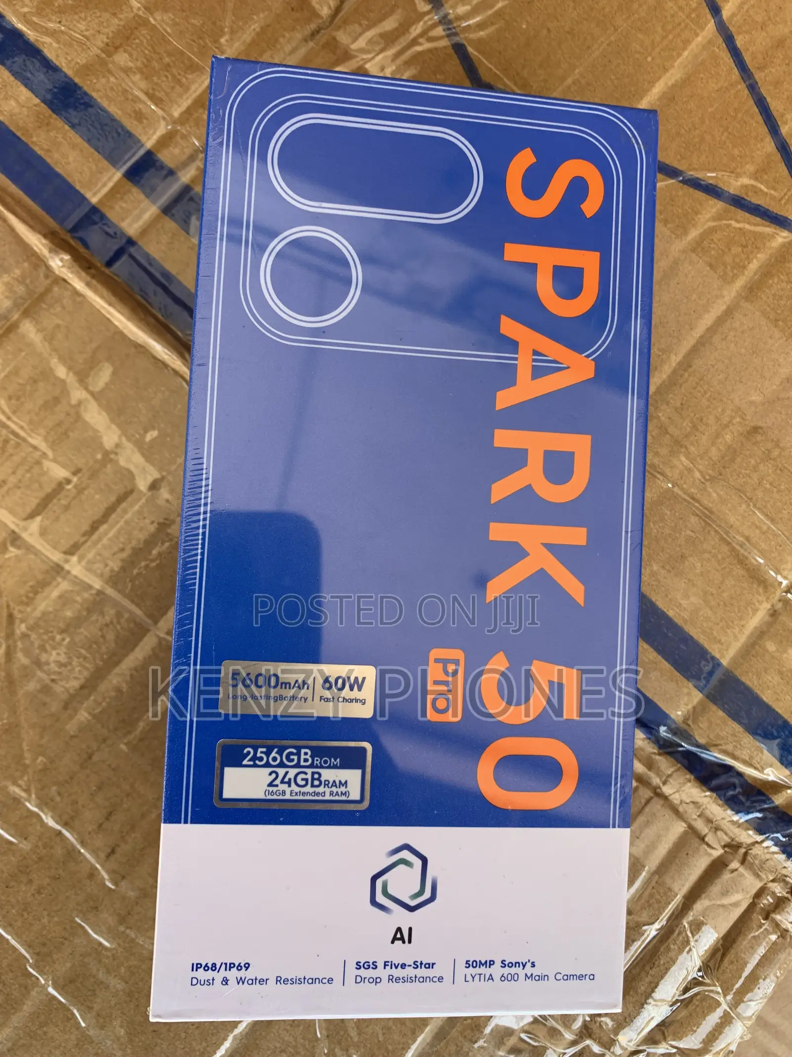 New Tecno Spark 50 Pro 256 GB Gray