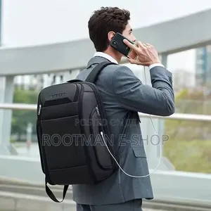 High-End Business Backpack Men's Waterproof Business Travel Laptop