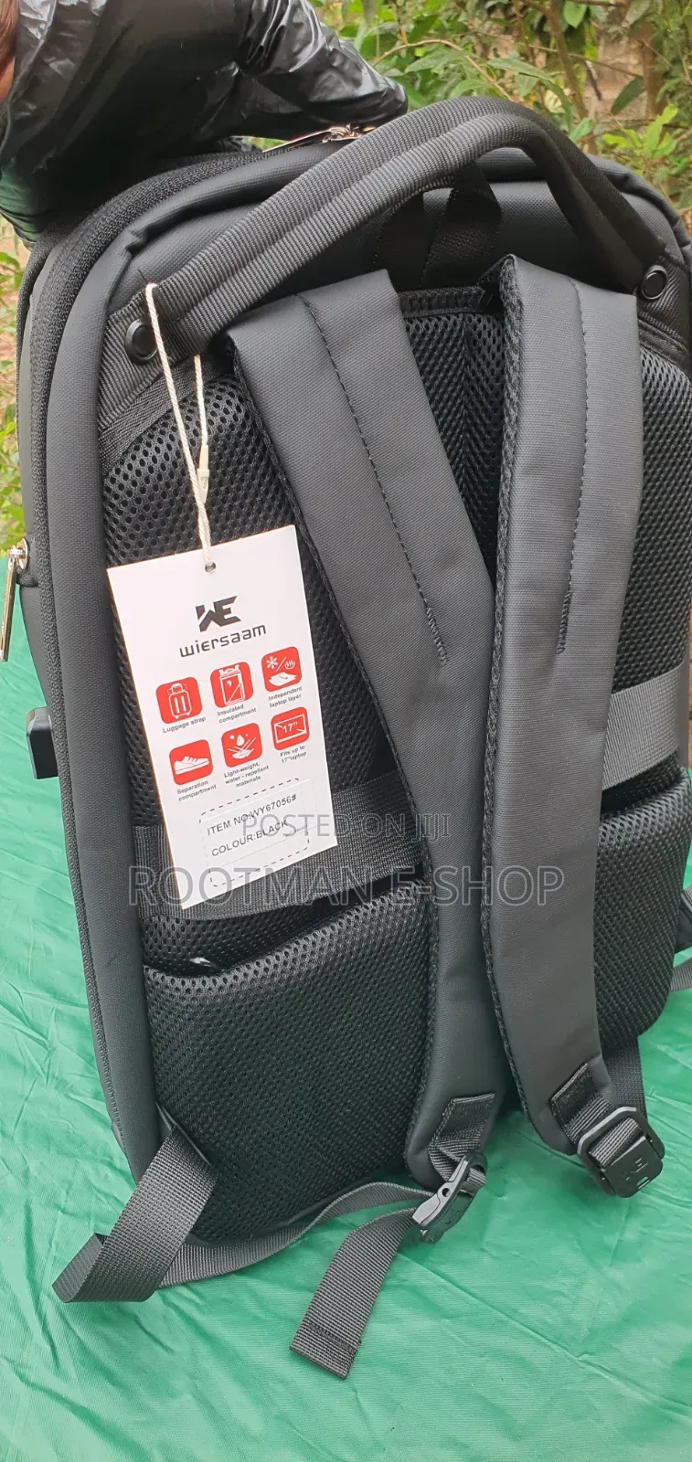 High-End Business Backpack Men's Waterproof Business Travel Laptop