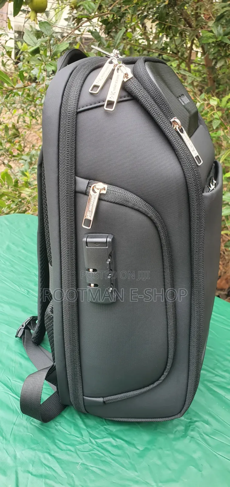High-End Business Backpack Men's Waterproof Business Travel Laptop
