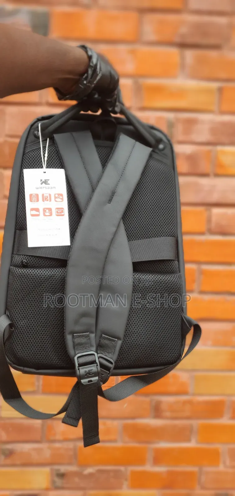 High-End Business Backpack Men's Waterproof Business Travel Laptop