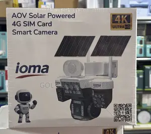Ioma AOV Solar Powered 4G SIM Card Smart Camera 4Lens 4x4MP IO-S24