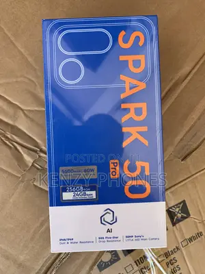 New Tecno Spark 50 Pro 256 GB Black