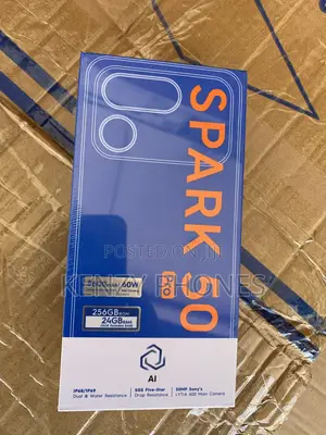 New Tecno Spark 50 Pro 256 GB Black