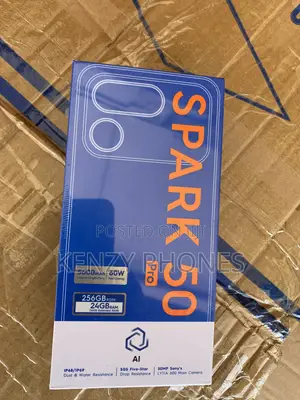 New Tecno Spark 50 Pro 256 GB Black