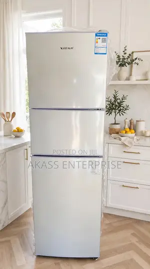 TIANKE 180L 3-Door Refrigerator BCD-180 - Energy Saving - Brand New