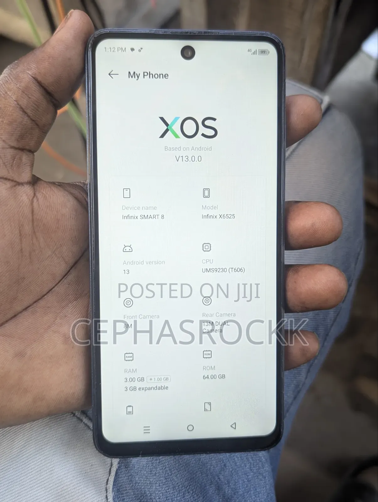 Infinix Smart 8 64 GB Black