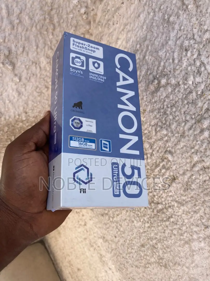 New Tecno Camon 50 Ultra 512 GB Gray