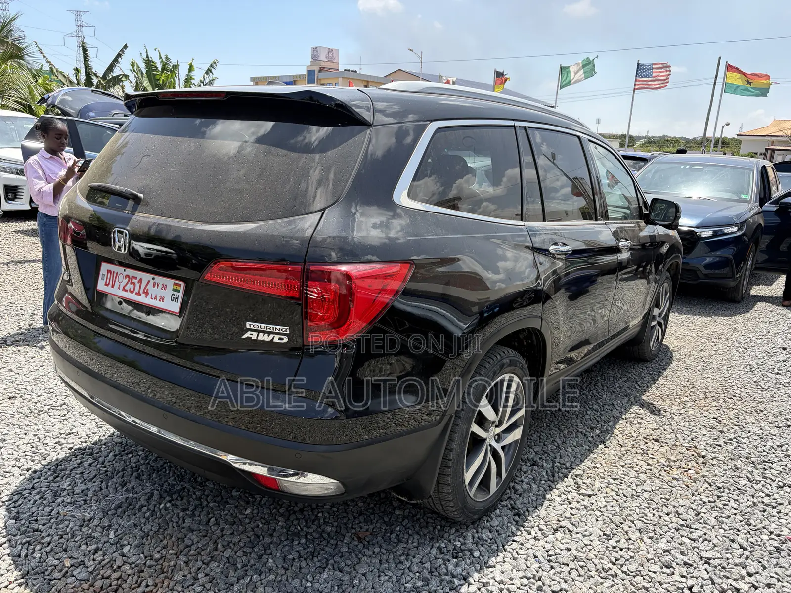 Honda Pilot Touring AWD 2018 Black