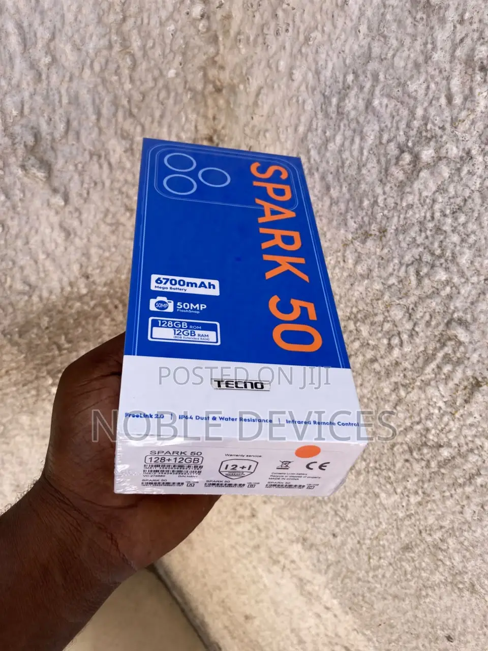 New Tecno Spark 50 128 GB Black