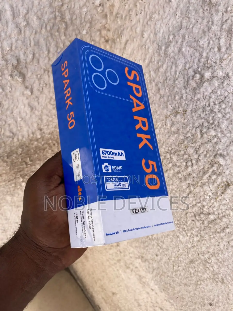 New Tecno Spark 50 128 GB Black