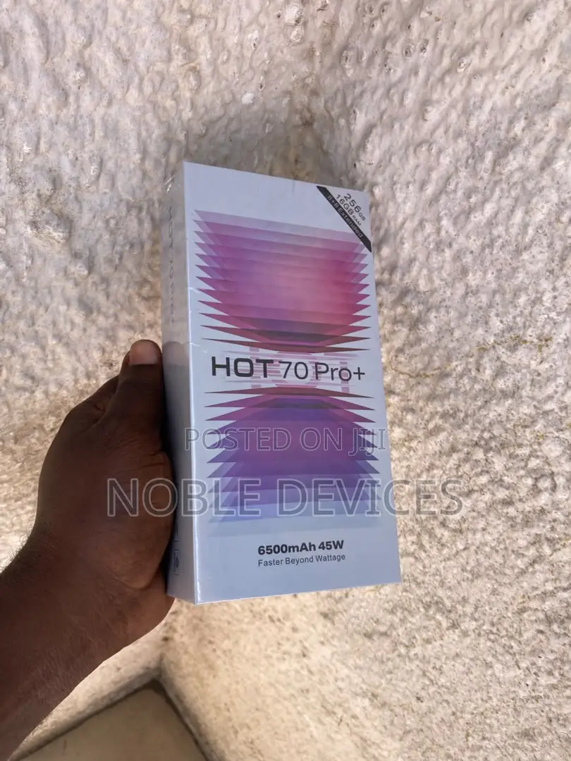 New Infinix Hot 70 Pro 5G+ 256 GB Black
