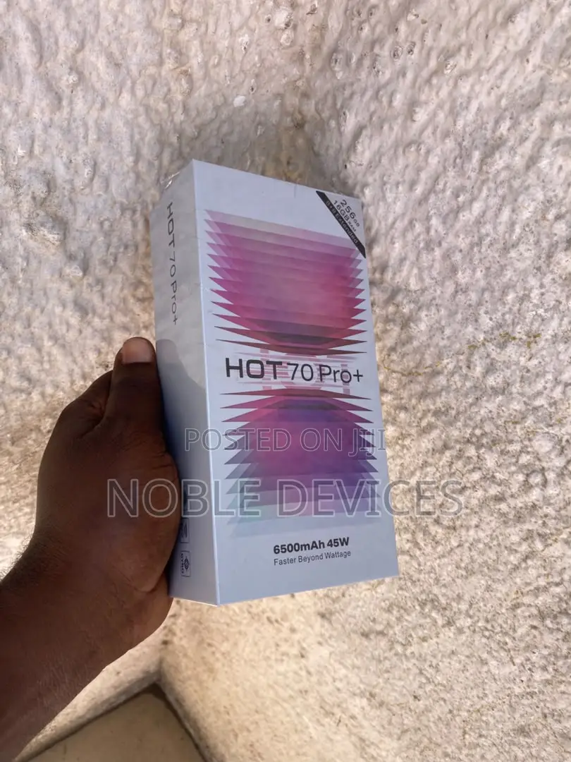 New Infinix Hot 70 Pro 5G+ 256 GB Black