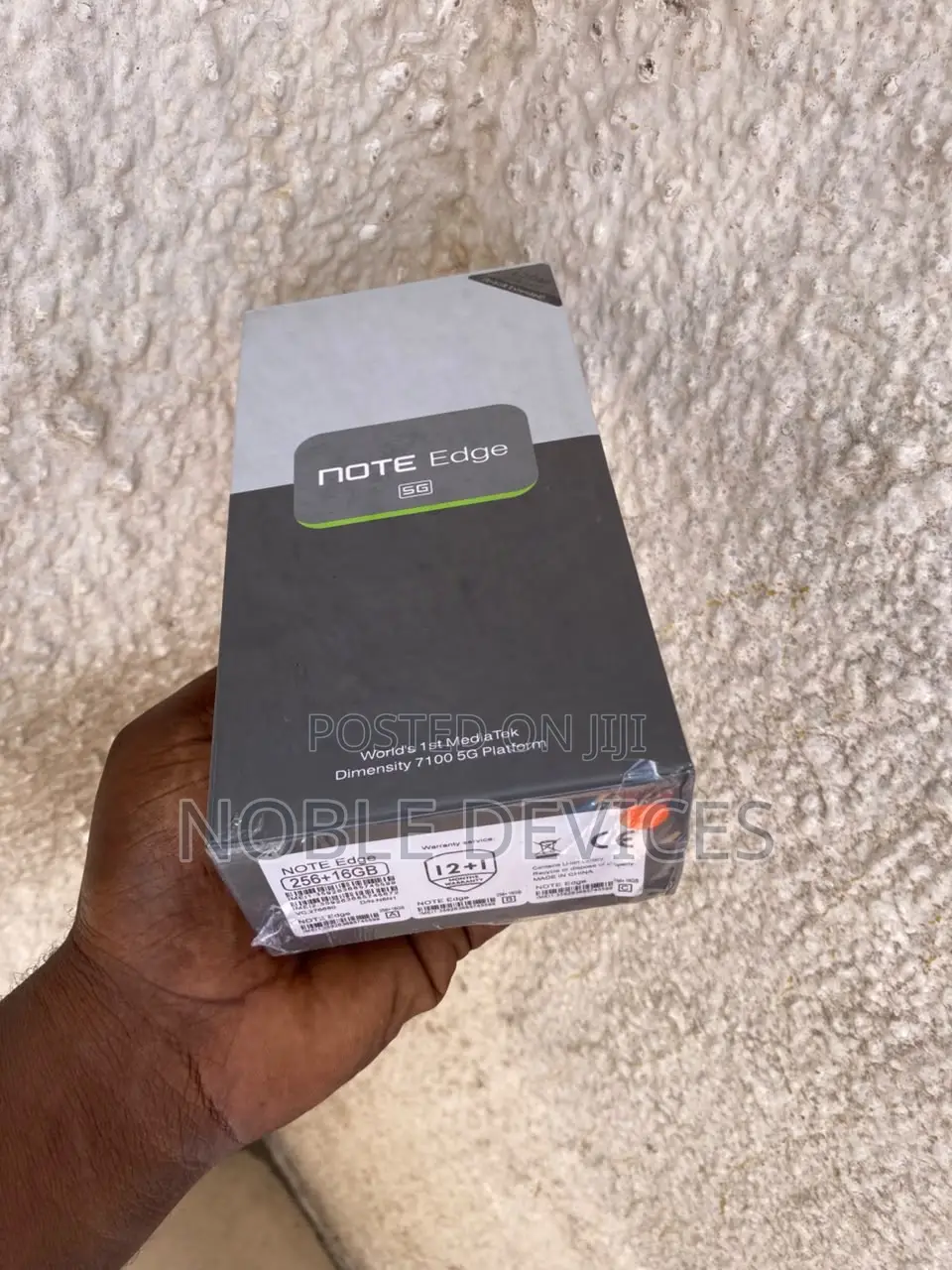 New Infinix Note Edge 256 GB Black