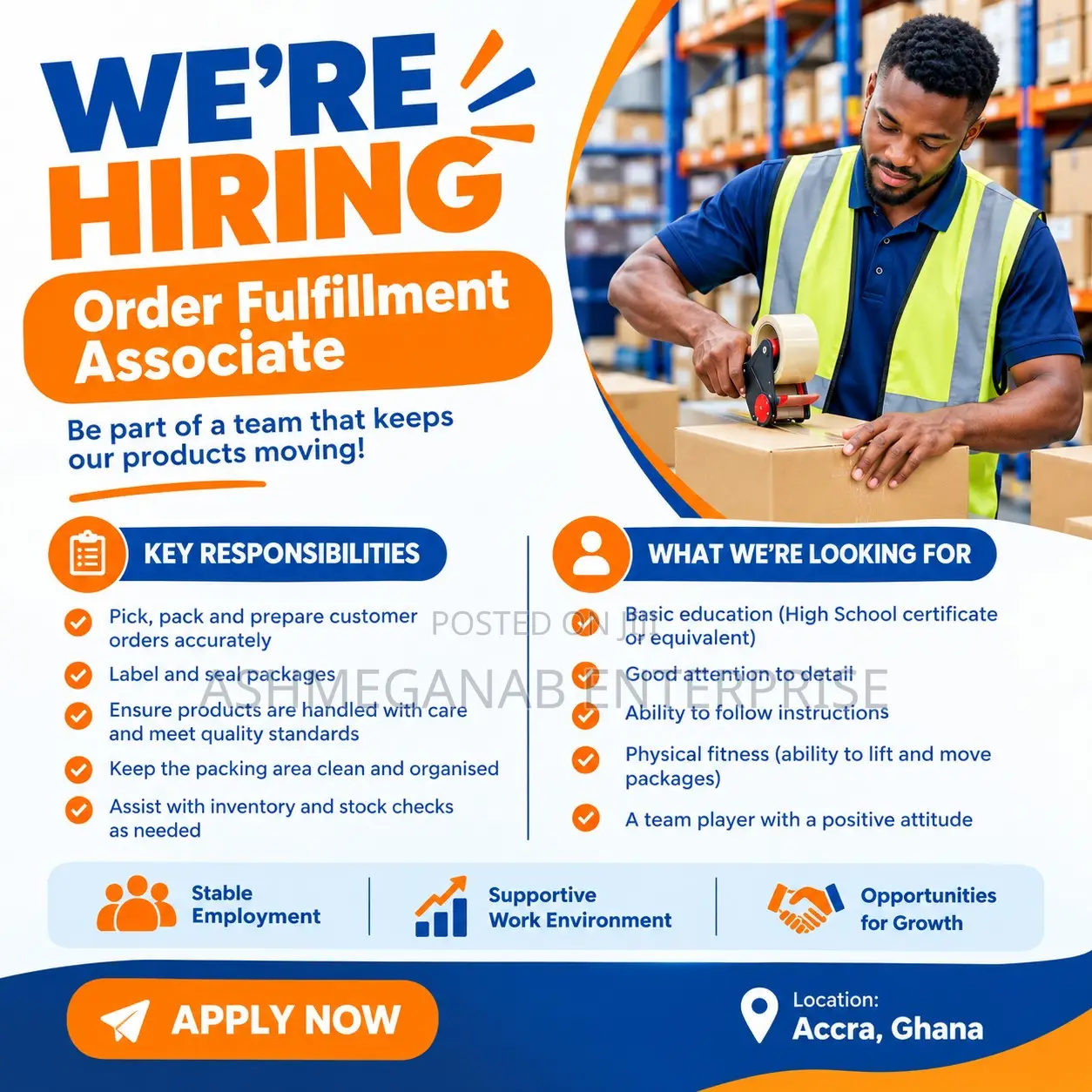 Order Fulfillment Associate