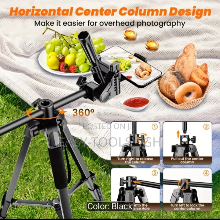 Camera Tripod and Monopod, Professional Aluminum Alloy Tripod Stand