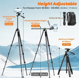 Camera Tripod and Monopod, Professional Aluminum Alloy Tripod Stand