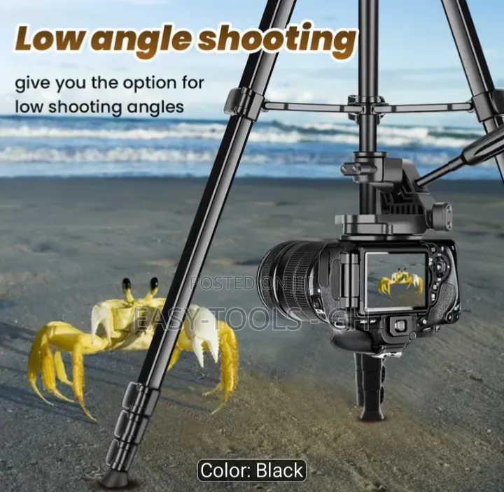 Camera Tripod and Monopod, Professional Aluminum Alloy Tripod Stand